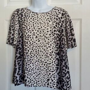 Cheeta print top
